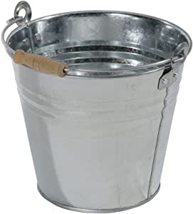 Secchio In Metallo Con Manici h21 Ø23cm