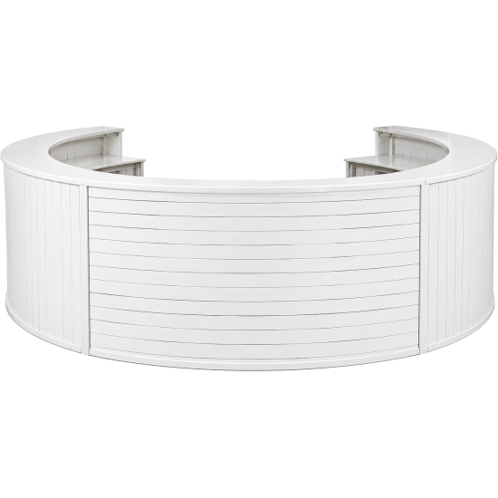 Desk Bianco Curvo