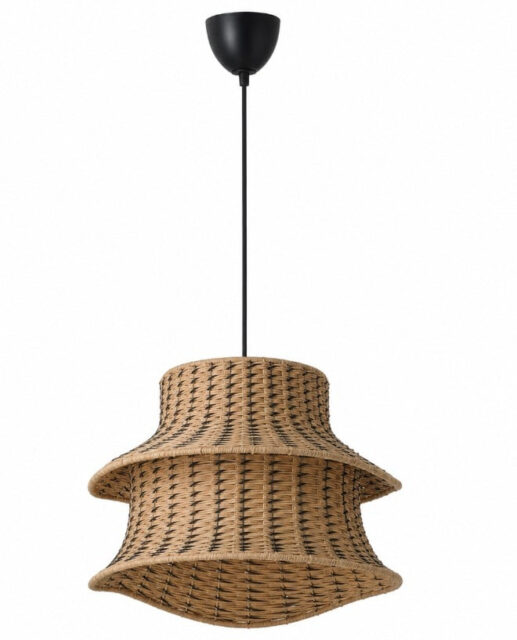 Lampadario rattan